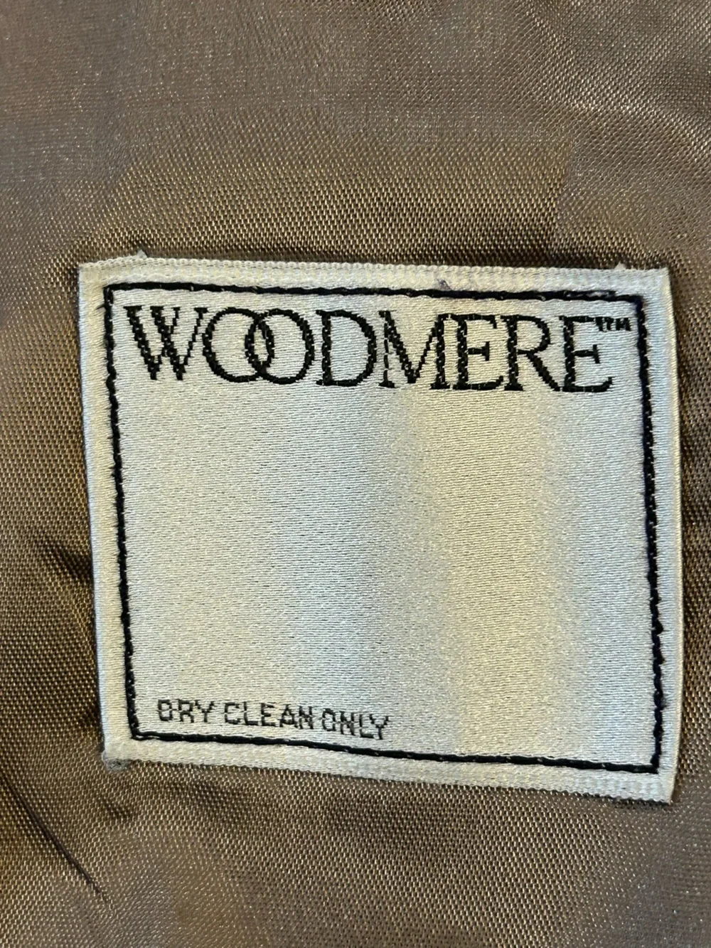Woolmere 100% Wool Herringbone Sport Coat Elbow Patches Estimated Size 44 46R